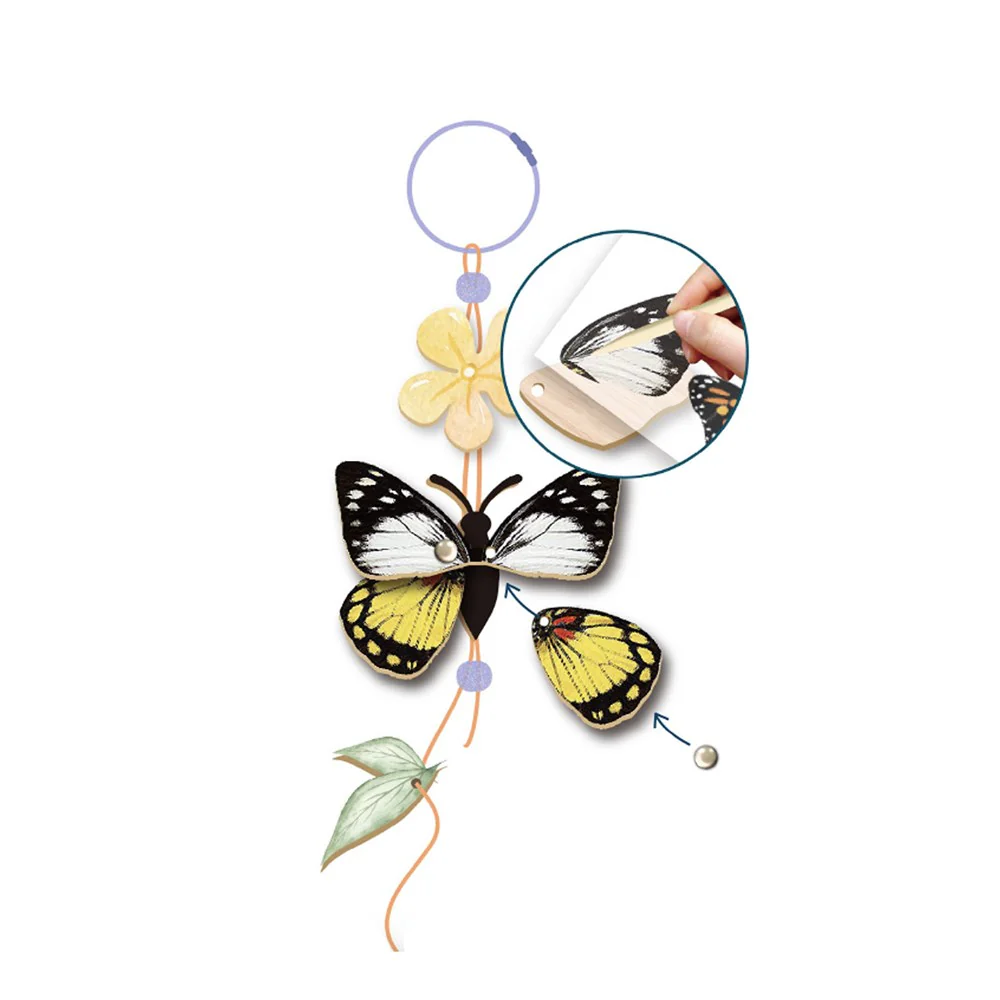 Avenir Create My Wooden Charm Butterfly