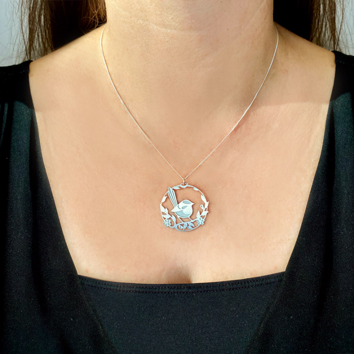 Fairy Wren Pendant - Go Do Good