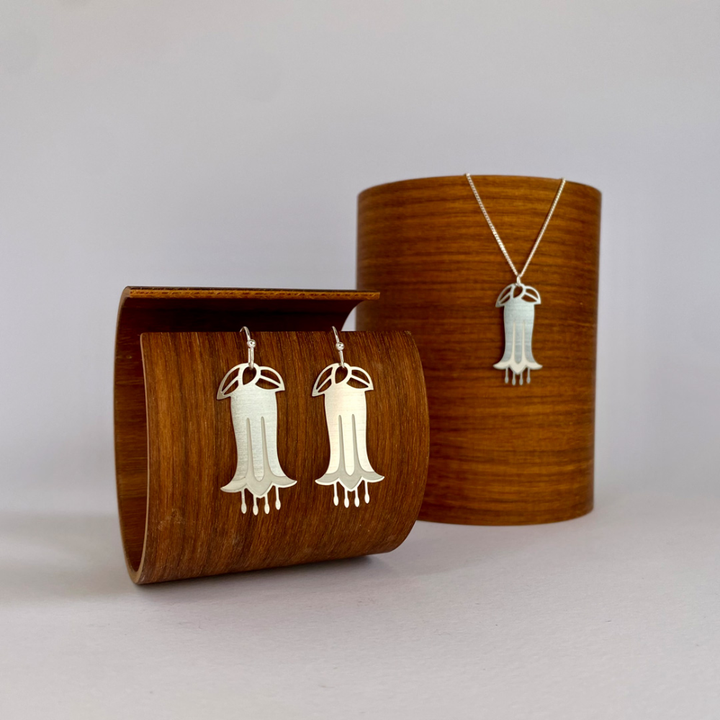 Native Fuchsia Hook Earring