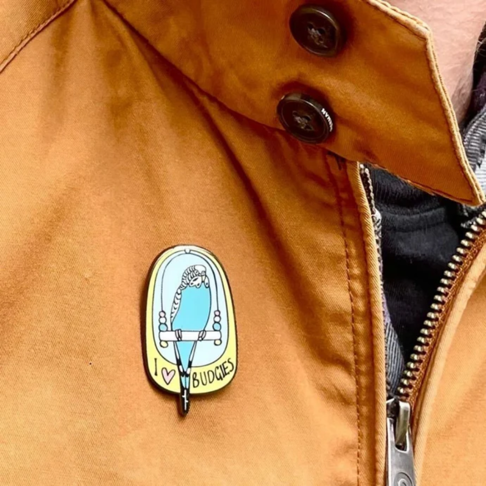 I love Budgies - Lapel Pin