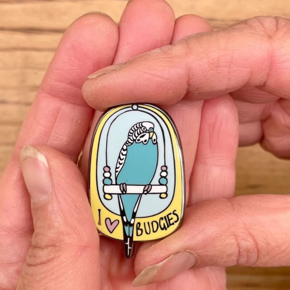 I love Budgies - Lapel Pin