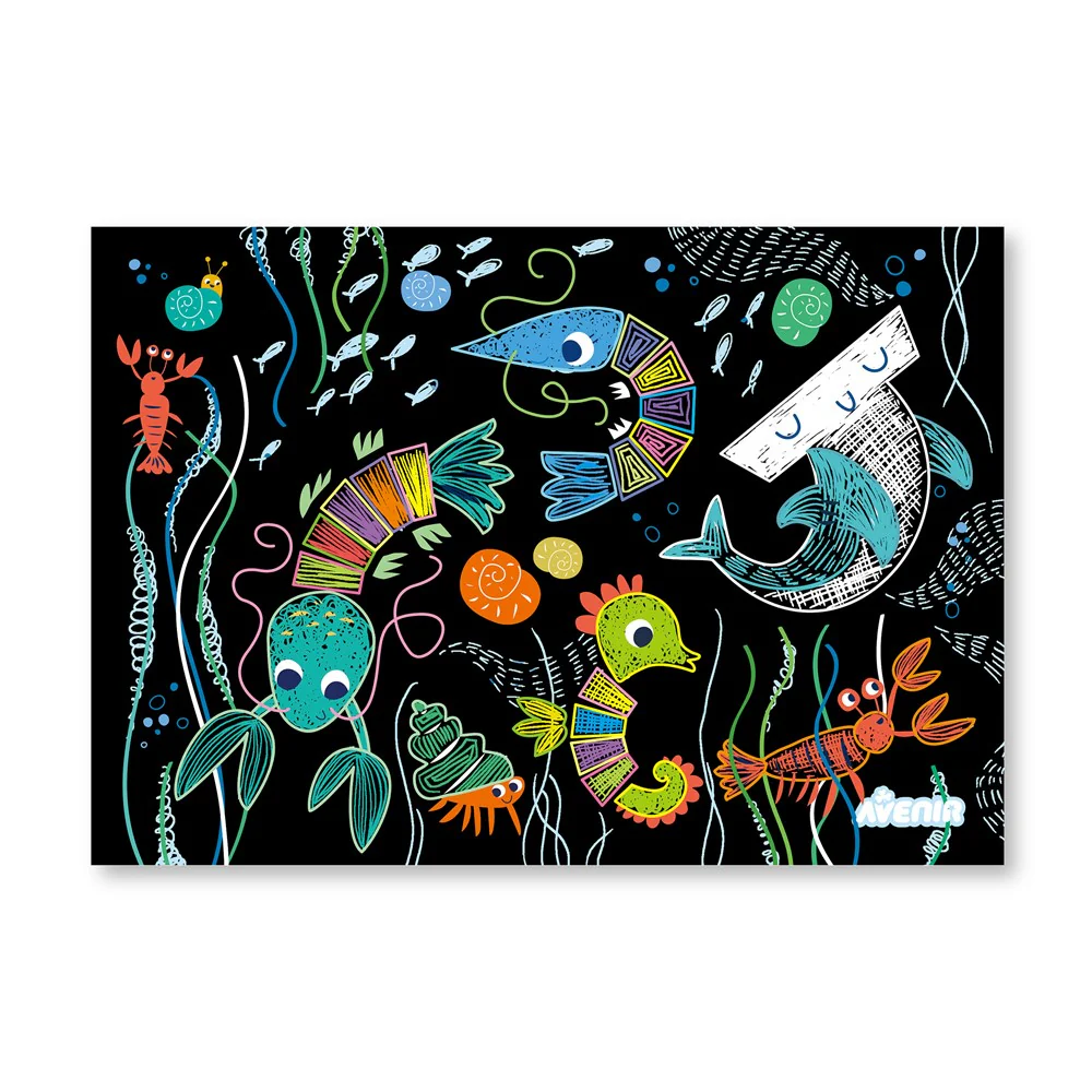 Avenir Scratch Ocean Life