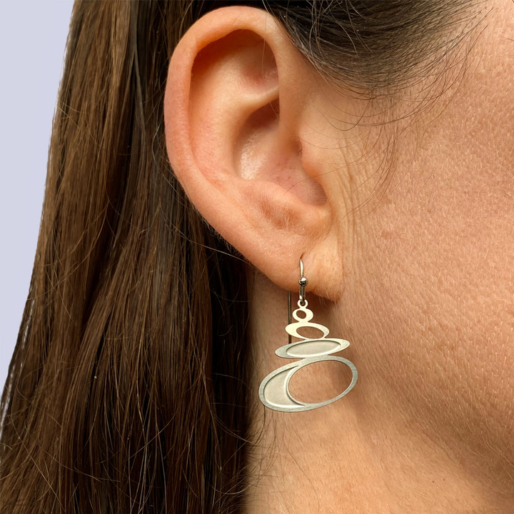 Pebble Hook Earring Sml