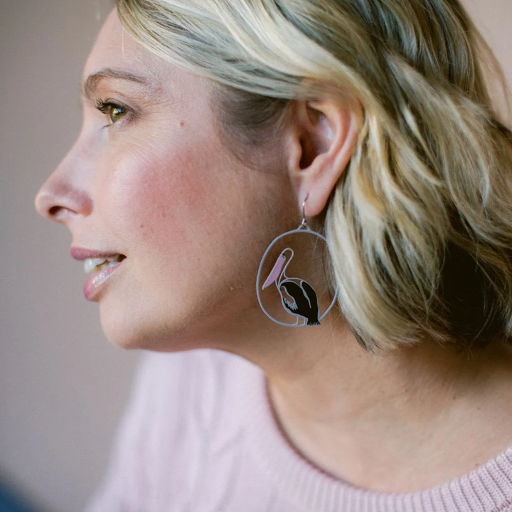 Pelican Earrings